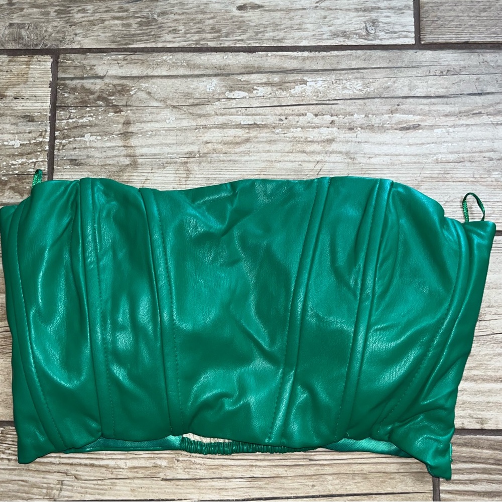 Zara leather top